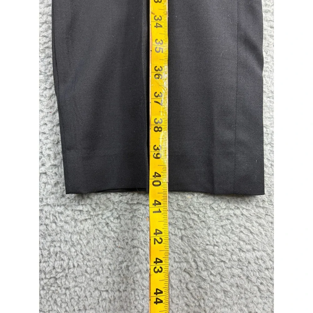Banana Republic Flat Front Dress Pants Mens 32x30 Black Slacks Work Formal Suit